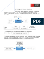 Taller de Ejercicios Balance de Materia (Nivel Básico)