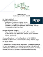 WOZ Parent Meeting 9-30-15