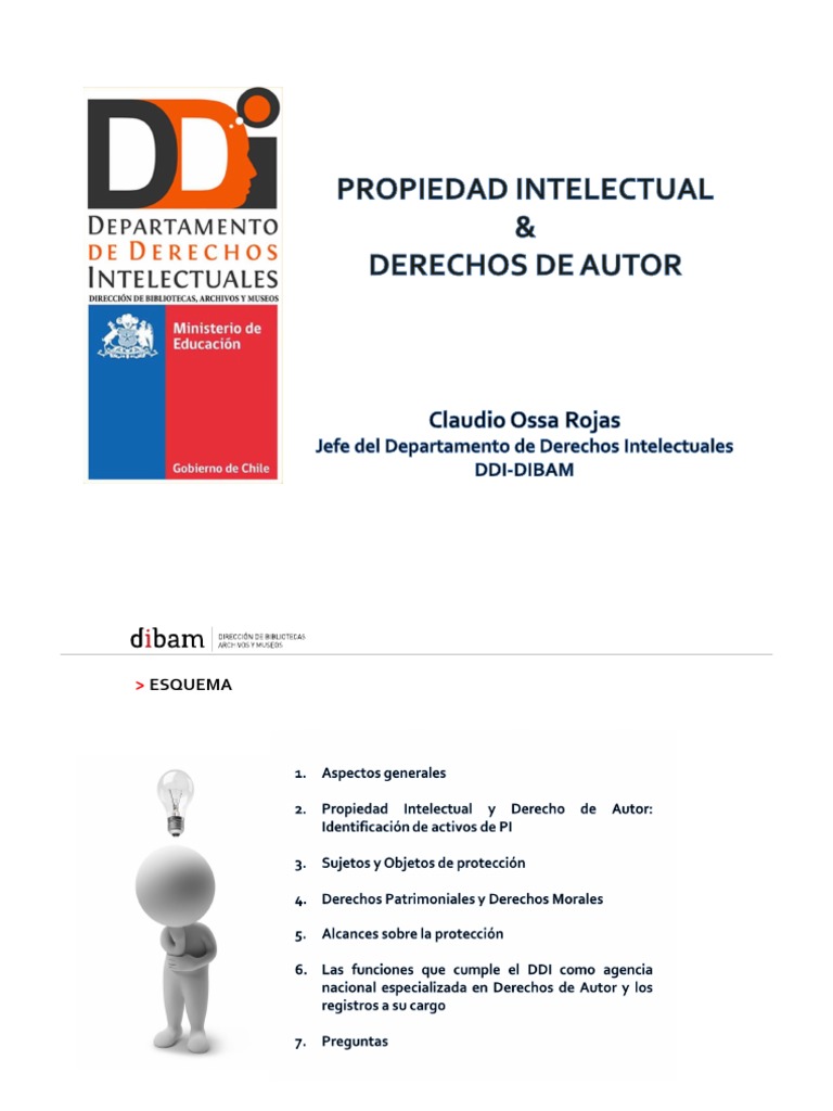 Propiedad Intelectual y Derechos de Autor | PDF | Propiedad intelectual ...