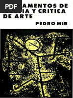 Pedro Mir - Fundamentos de Teoria y Critica de Arte