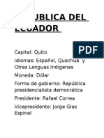 Republica Del Ecuador