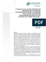 Comparação Entre Diferentes Métodos de Análise de Confiabilidade Humana