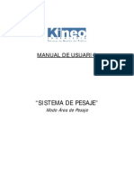 Sistema de Pesaje - Área de Pesaje