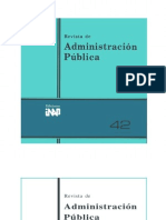 Revista de administración Pública #42 