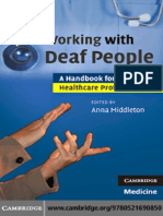 Working With Deaf People (A Manual For Healthcare Professionals) (2009) BBS
