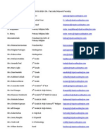 2015 2016 Faculty Roster