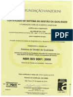 Certificado ISO - JDJ Projetos