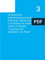 Convención interamericana para prevenir, sancionar y erradicar la violencia contra la mujer