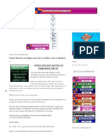 Esquemas - Planilhas - Desdobramentos - Como Ganhar Na Mega-Sena em 3 Cartões Com 9 Dezenas - Lotofácil Dica - Palpites PDF