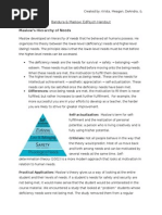Eupsychian Management Maslow