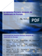 El Derecho Romano despu+_s de Justiniano