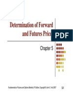 Determination of Forward and Futures Prices