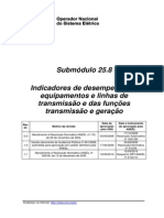 ONS - Indicadores de Desempenho-Submódulo 25.8 - Rev - 1.1