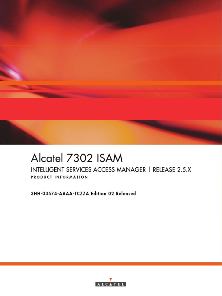 7302 7330 ISAM R2 5 Product Information | PDF | Computer Network ...