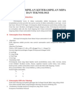 KETERAMPILAN Mipa Dan Teknologi