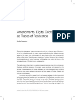 Amendment DigitalGriots as Trace of Resistance