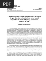 Carga mundial de trastornos mentales