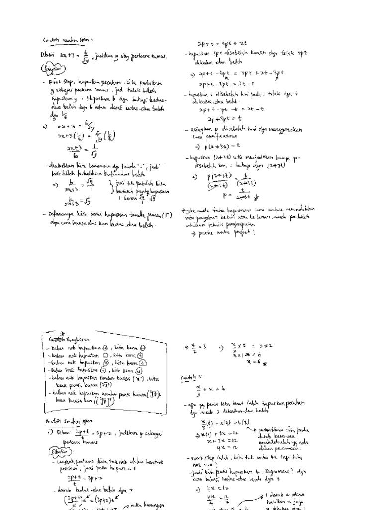 Rumus Algebra