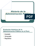 Historia Administracion Publica