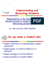 Understanding and Motivating Students