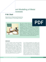 FEM modeling of Metal Forming