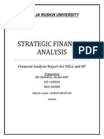 Financial Analysis Report For The DELL Corporation and HP1