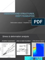 Deformation Analysis Simplified Methods