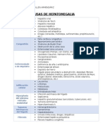 Causas de Hepatomegalia