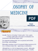 Philosophy of Medicine