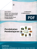 Pendekatan Pembelajaran