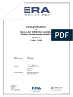 Harris Distribution Substation - Earthing Calculations Report - ESL0412-...