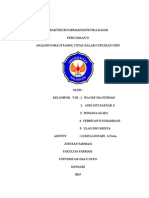 Analisis Paracetamol Total Dalam Cuplikan Urin