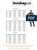 Size Charts CWU 27P PDF