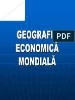 GEOGRAFIE ECONOMICA