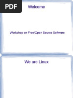 Workshop On Free/Open Source Software