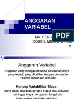 10 Anggaran Variabel