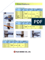 Pole Platform: Single Footrest Type