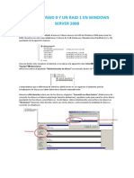 Crear Un Raid 0 y Un Raid 1 en Windows Server 2008