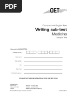 Sample Case Notes For Oet Writing For Nurses  Learn English