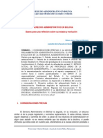 Wilson Villarroel - El Derecho Administrativo en Bolivia - Estado y Evolución - Versión Final