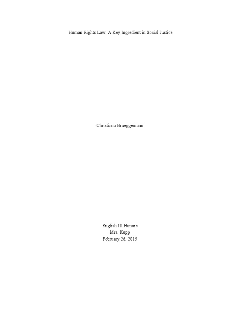 Human Rights Law and Social Justice | PDF | Ratification | Treaty