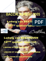 Beethoven Analyse Quatuor n14 de Beethoven