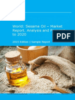 World: Sesame Oil - Market Report. Analysis and Forecast To 2020
