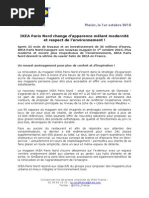 Communique de Presse - Re-Ouverture IKEA Paris Nord - 01 10 15 PDF