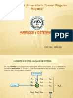 Matrices y Determinantes 3x3 