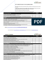 ELearning Quality Checklist ConnectThinking2013