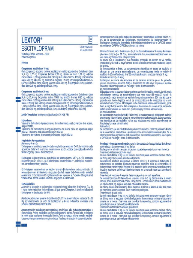 Lextor 10 MG | PDF