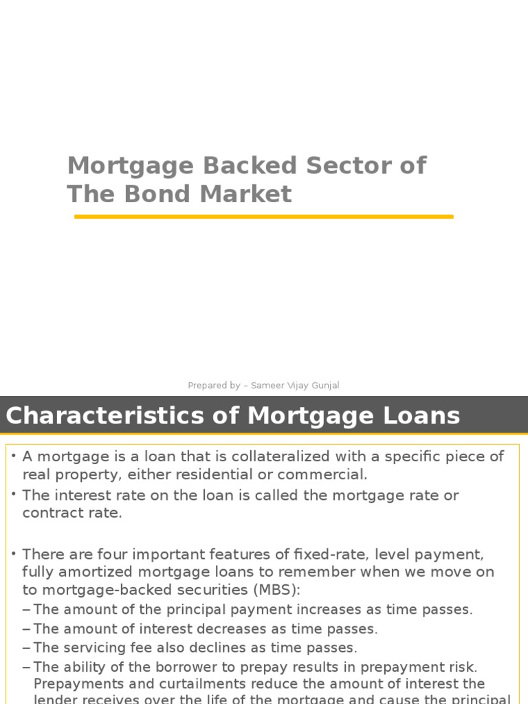 An InDepth Look at MortgageBacked Securities and the Factors that