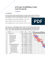 Inovasi Modul Frame Scaffolding Untuk Efisiensi Sediaan Perancah