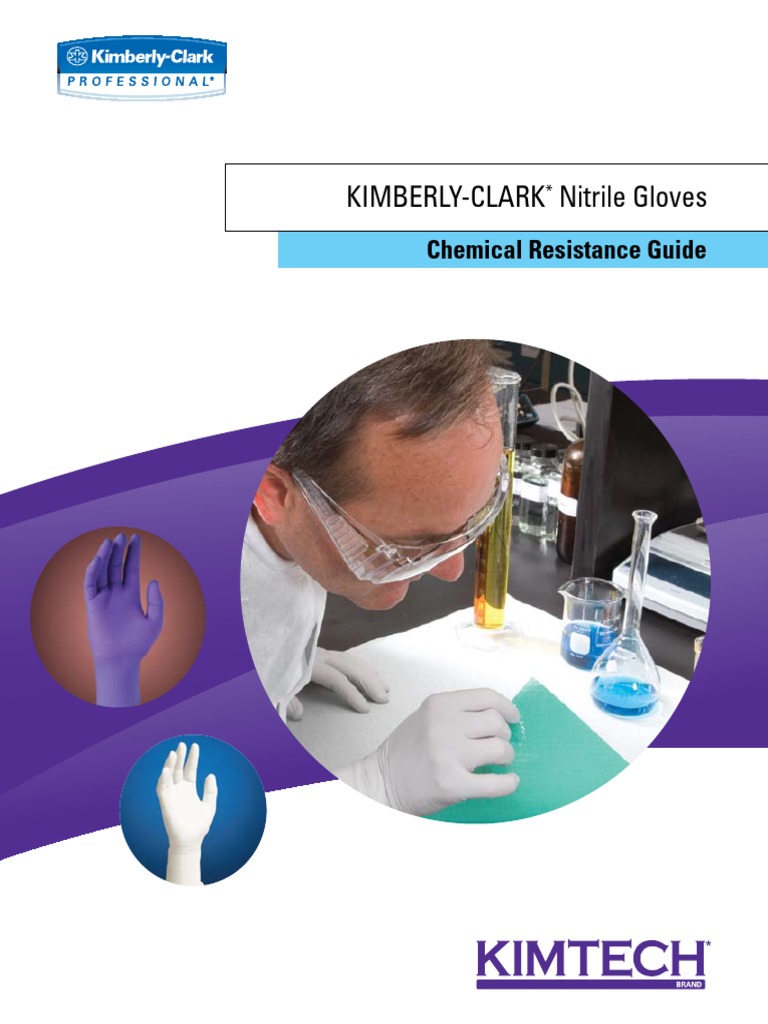 Resistance Guide for Kimberly Clark Nitrile Gloves Acetic Acid Glove